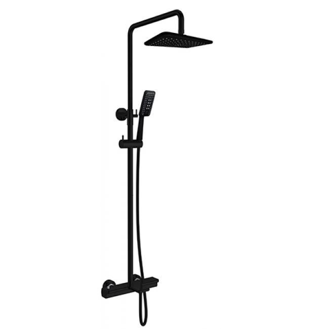 Душевая система Kaiser Elite с термостатом 01182-2 черный
