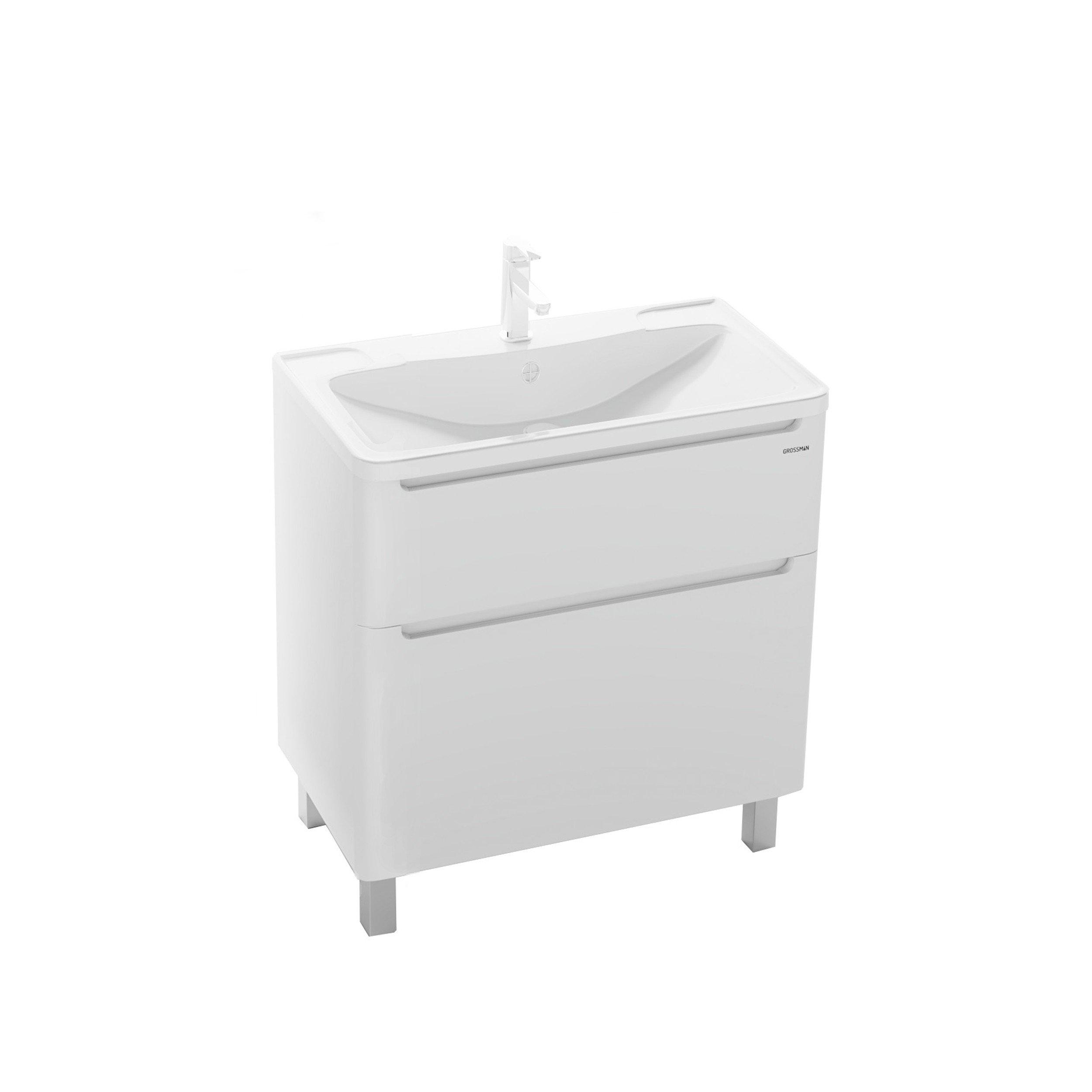 Тумба напольная Grossman Адель 80 см 108007 белая