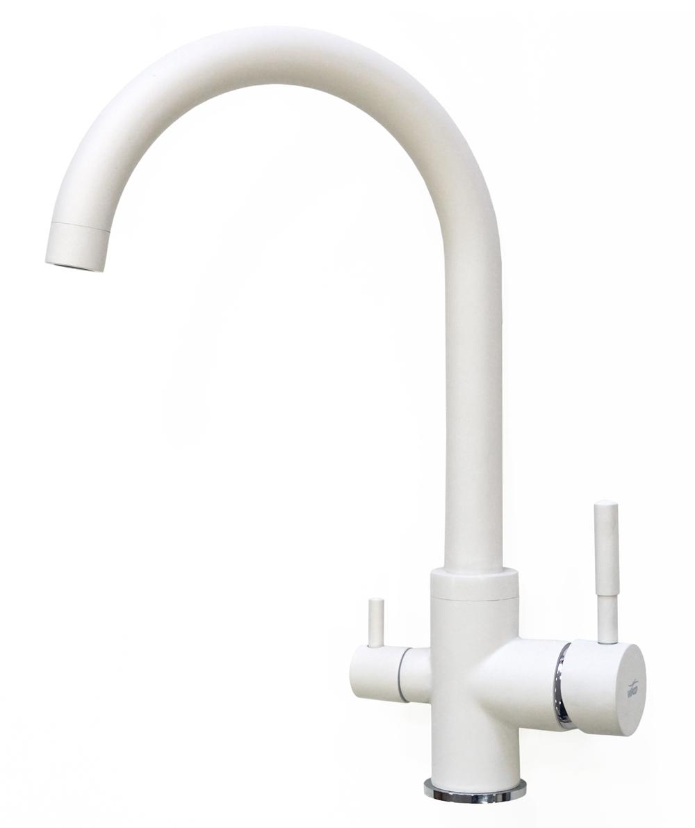 Смеситель для кухни Viko V-5144 белый