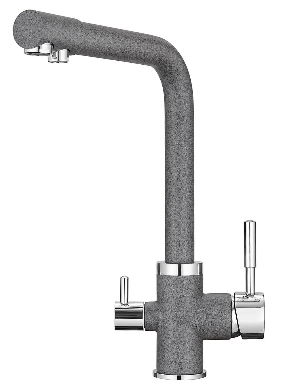 Смеситель для кухни (мойки) Granula 2015 графит