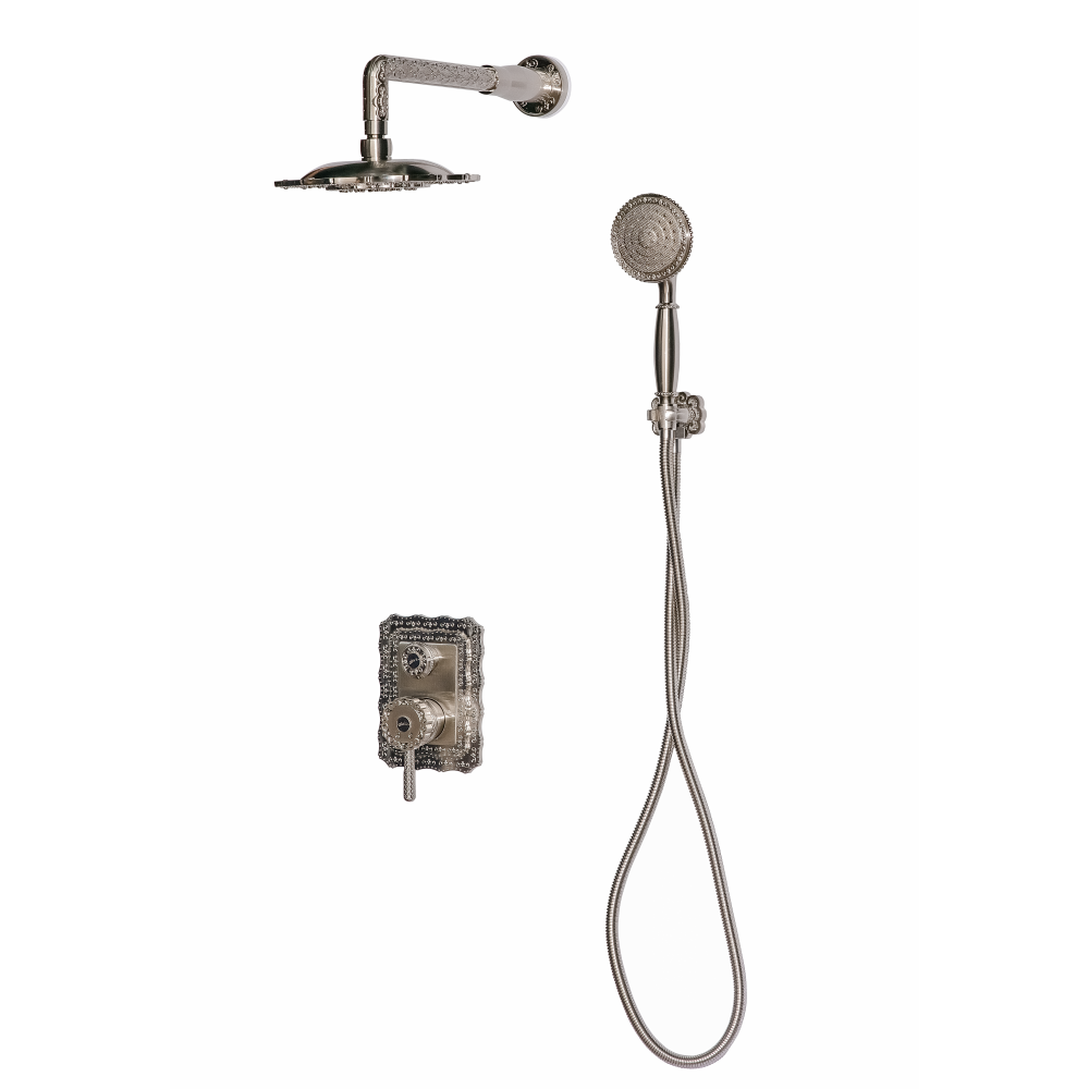 Душевая система скрытого монтажа Milacio Vitoria серебро MC.105.SL