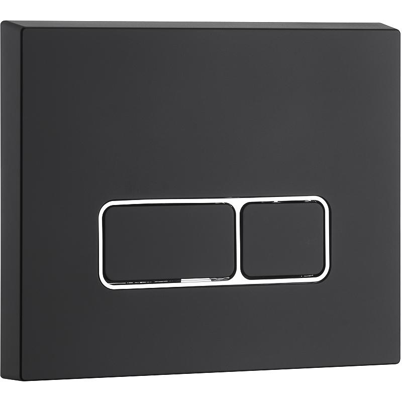 Кнопка для инсталляции WeltWasser WW Marberg 410 SE MT-BL 10000010235 черная матовая, квадратная