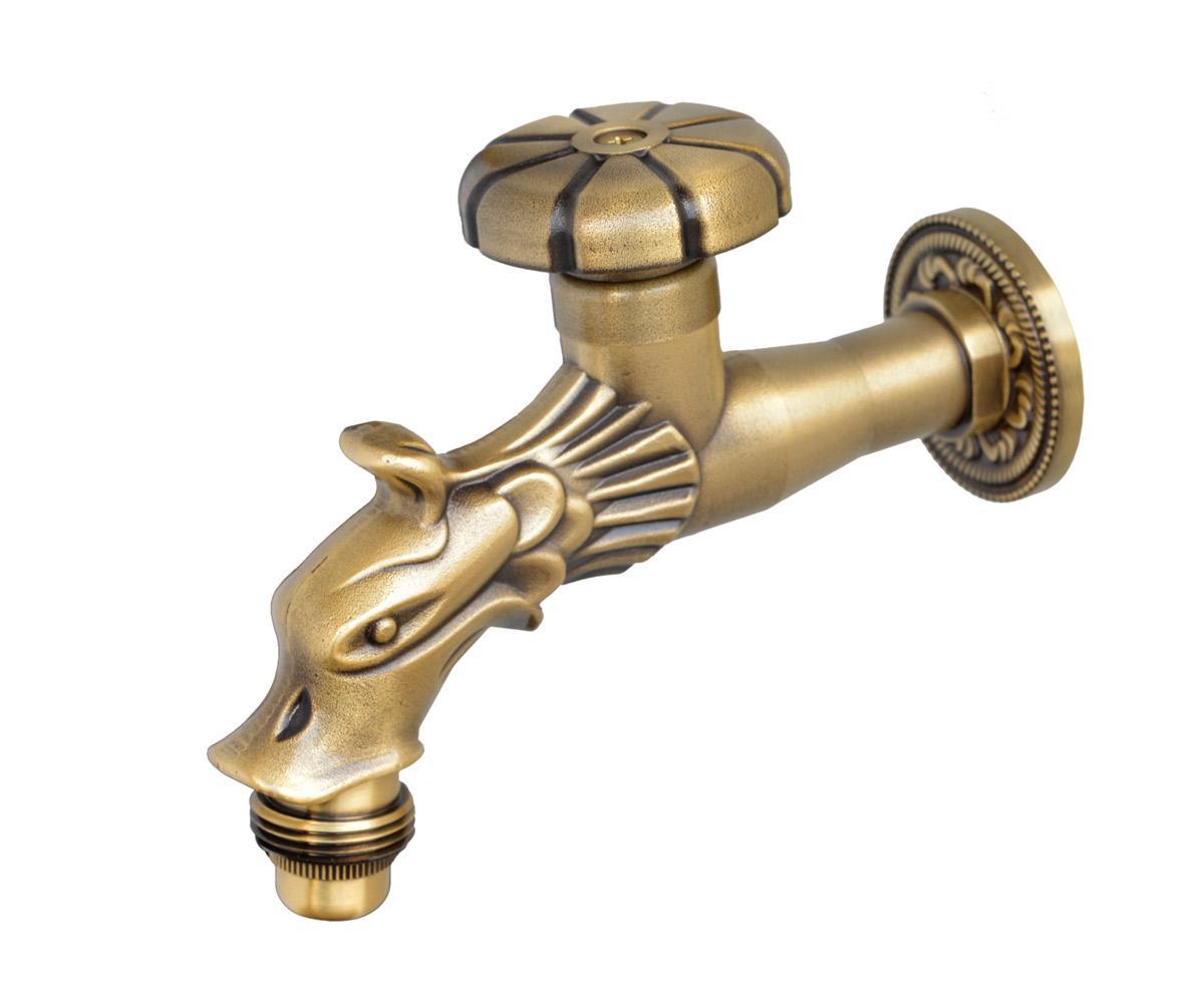 Сливной кран длинный Bronze de Luxe насадка-рассекатель 21600