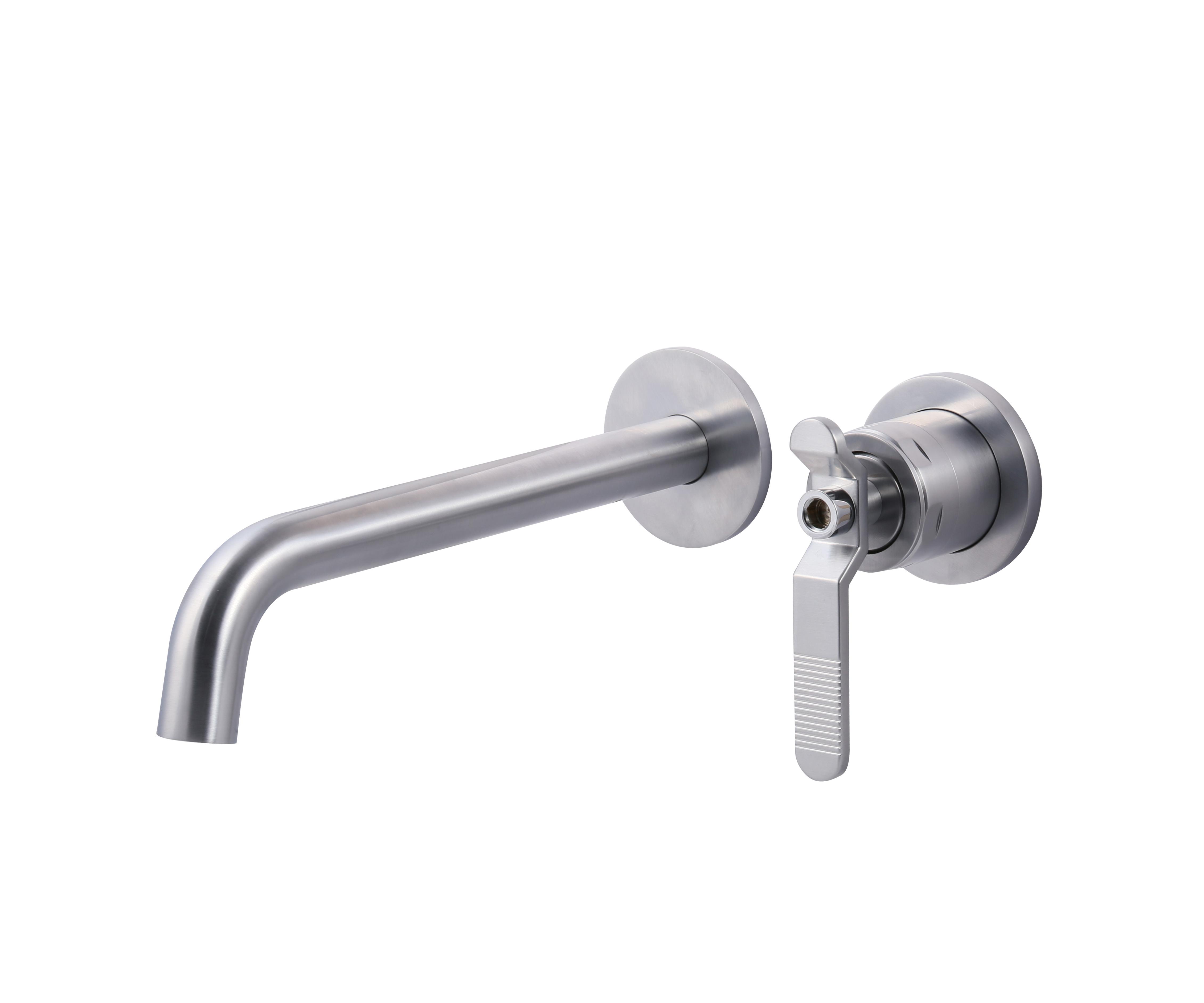 Смеситель для раковины настенный Bronze de Luxe 1760'S Loft матовый хром 5530CC