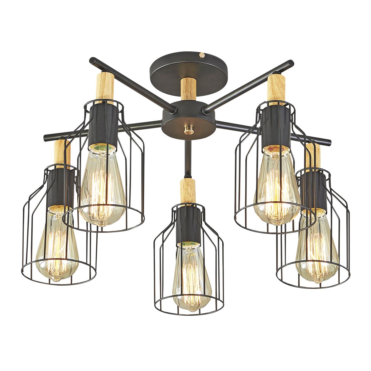 Потолочный светильник Escada Texas 469/5PL Black