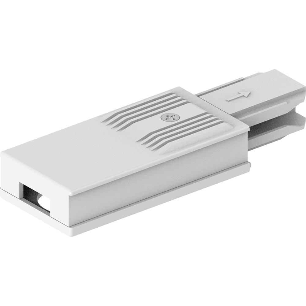 Cоединитель - коннектор для шинопровода, белый Feron LD1012 41985