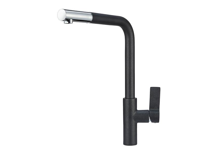 Смеситель для кухни (мойки) Granula 2501 шварц