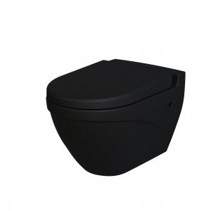 Унитаз подвесной Ambassador Nord 133T20201 (53.5х38.5х36) черный, 1 место