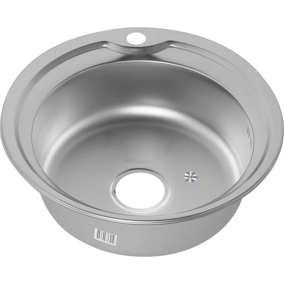 Мойка  матовая 018M t *15 MELANA врезная