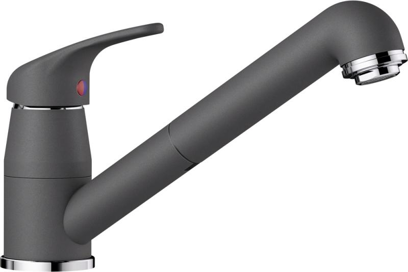 Смеситель для кухни (мойки) Blanco Daras-S Silgranit темная скала