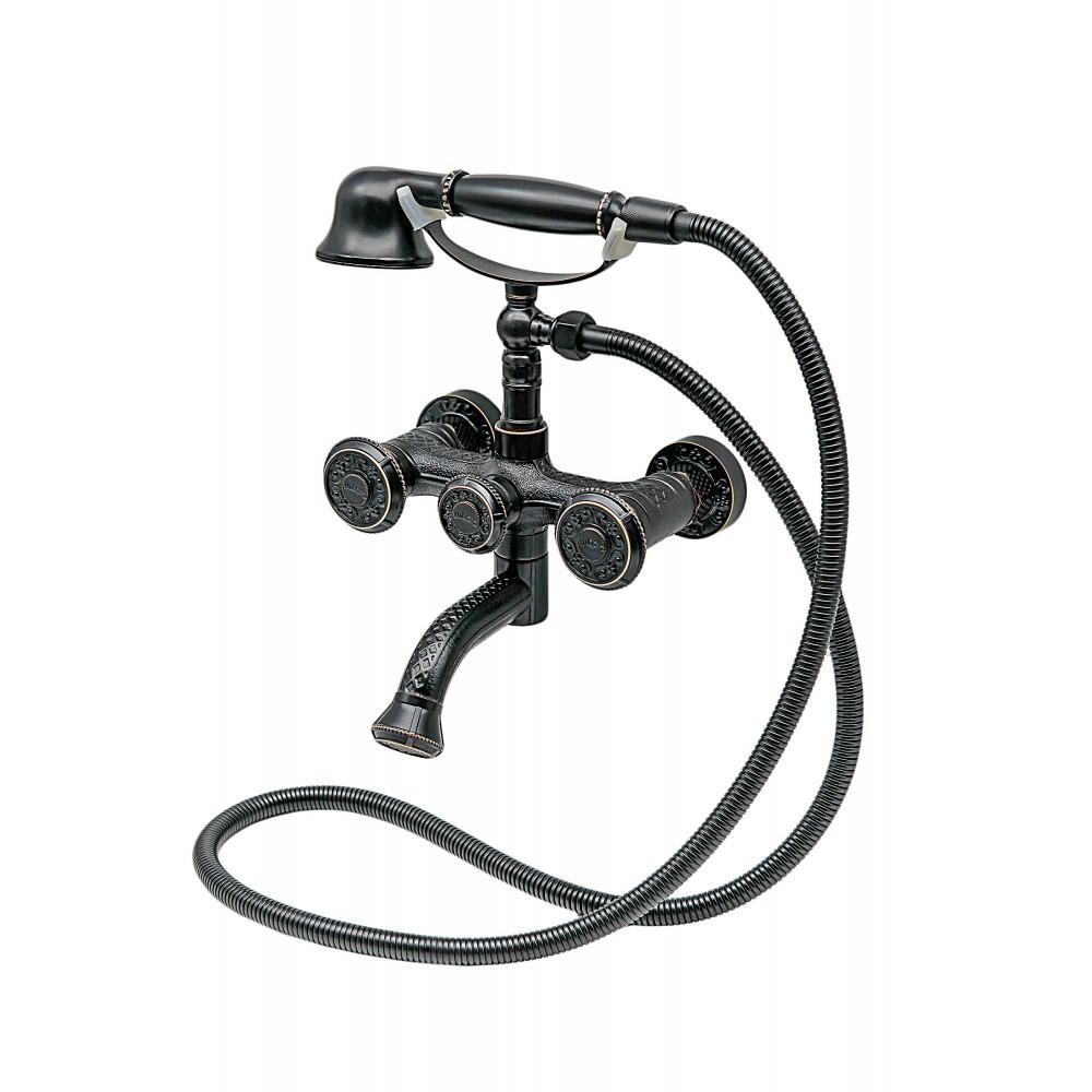 Смеситель для ванны с душем Milacio Almeria чёрная бронза MC.301.BBR
