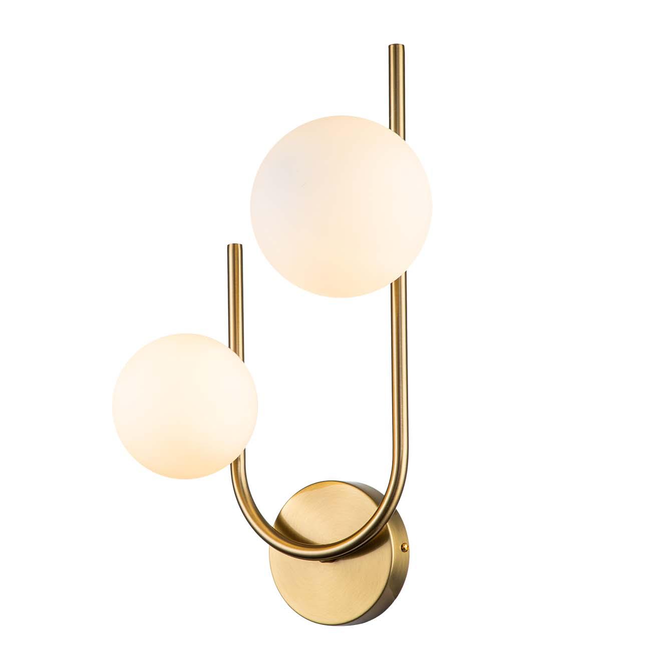Настенный светильник Escada Sphere 642/2A Brass