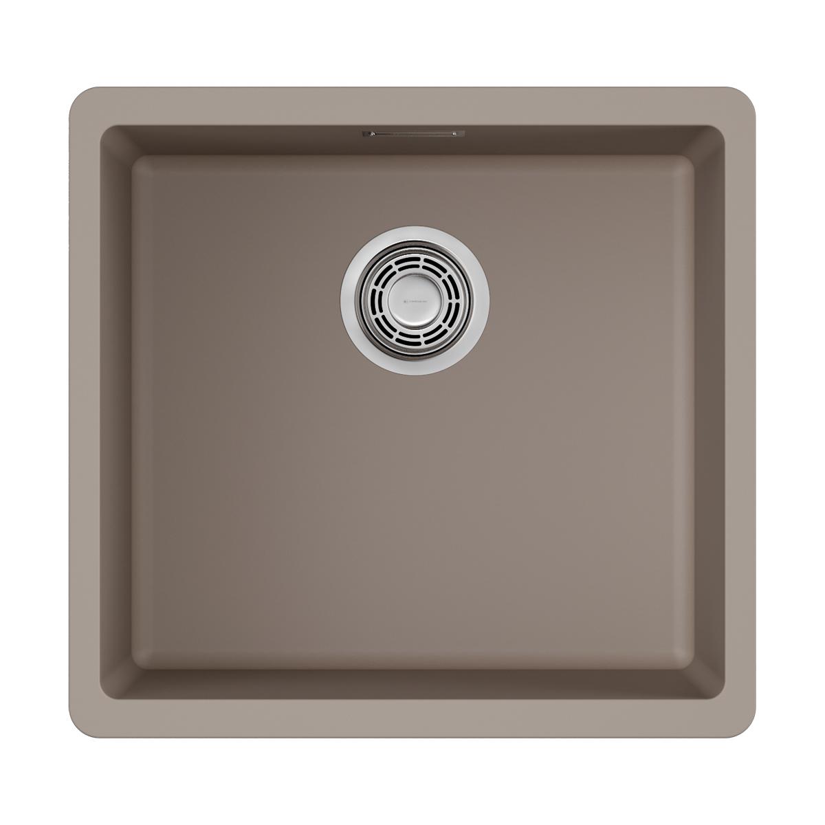 Врезная кухонная мойка Omoikiri Kata 44-U-SA бежевый 4993423