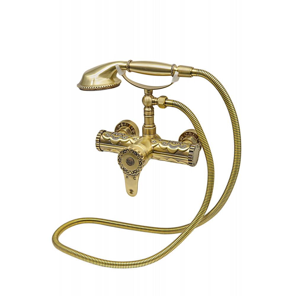 Смеситель для ванны с душем Milacio Villena бронза MC.302.BR