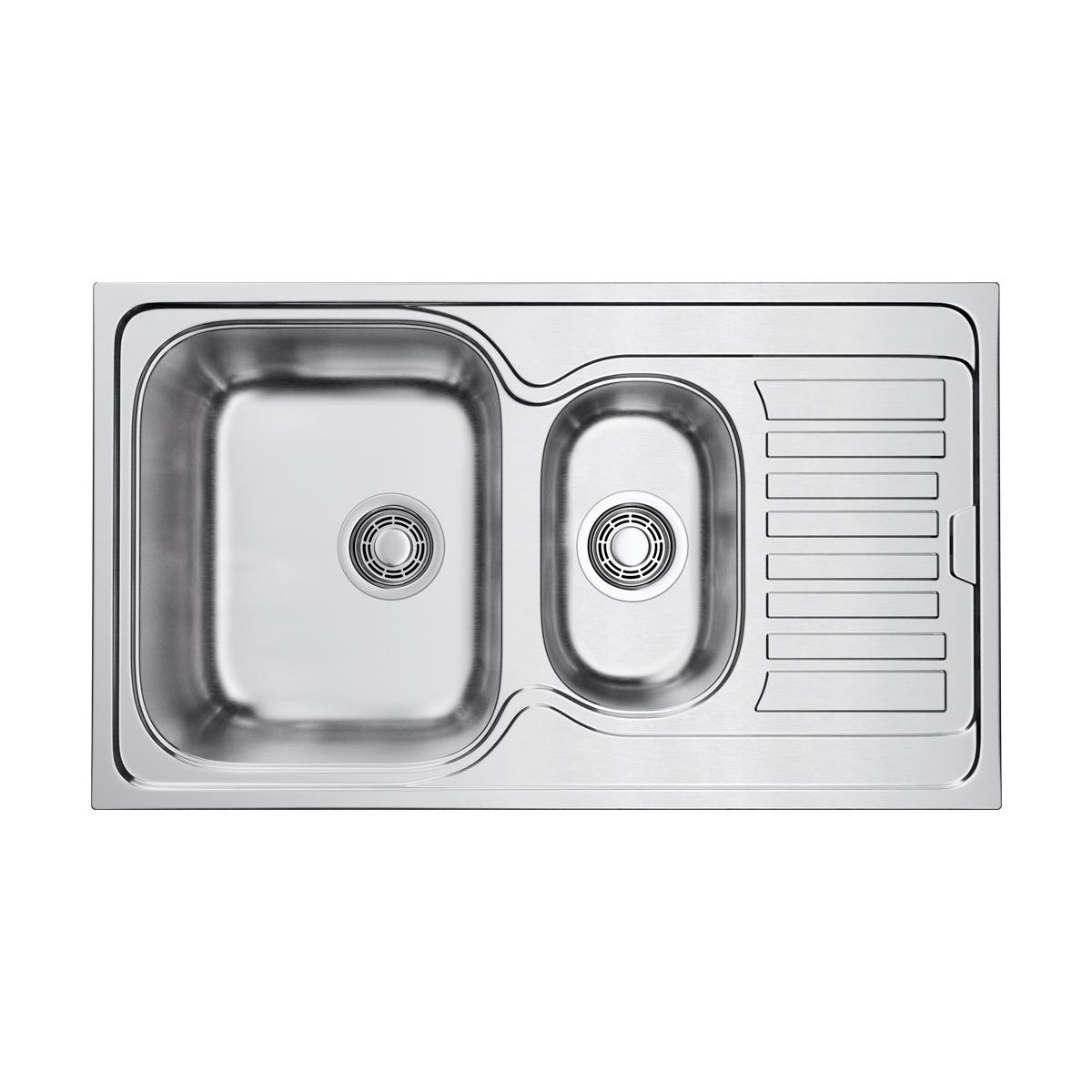 Врезная кухонная мойка Omoikiri Kashiogawa 86-2-IN нержавеющая сталь 4993454