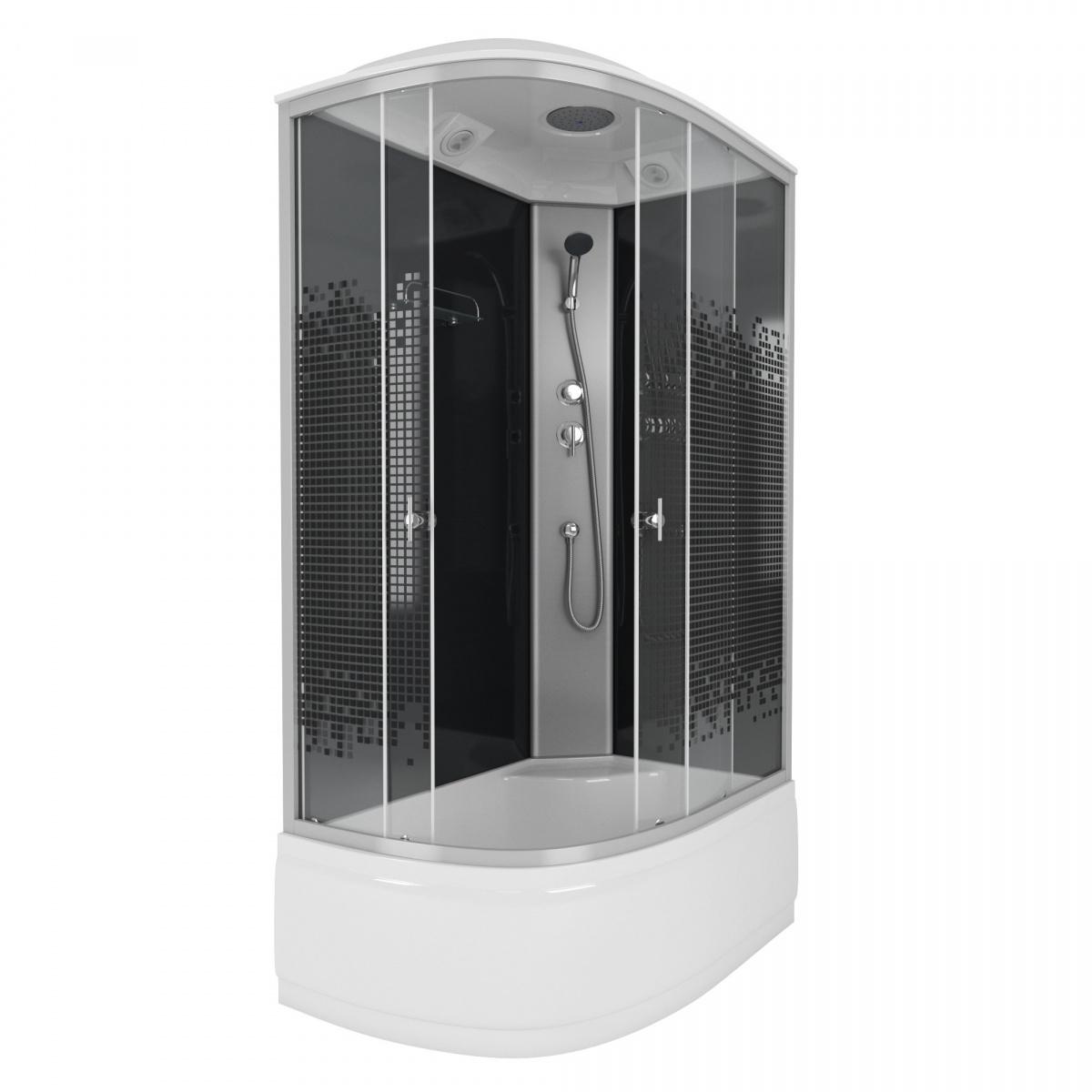 Душевая кабина Niagara Eco 7510L 120х80 высокий поддон (4 места)