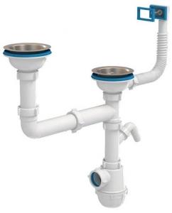 Сифон АНИ Грот 3 1/2*40 двойная A7700SP