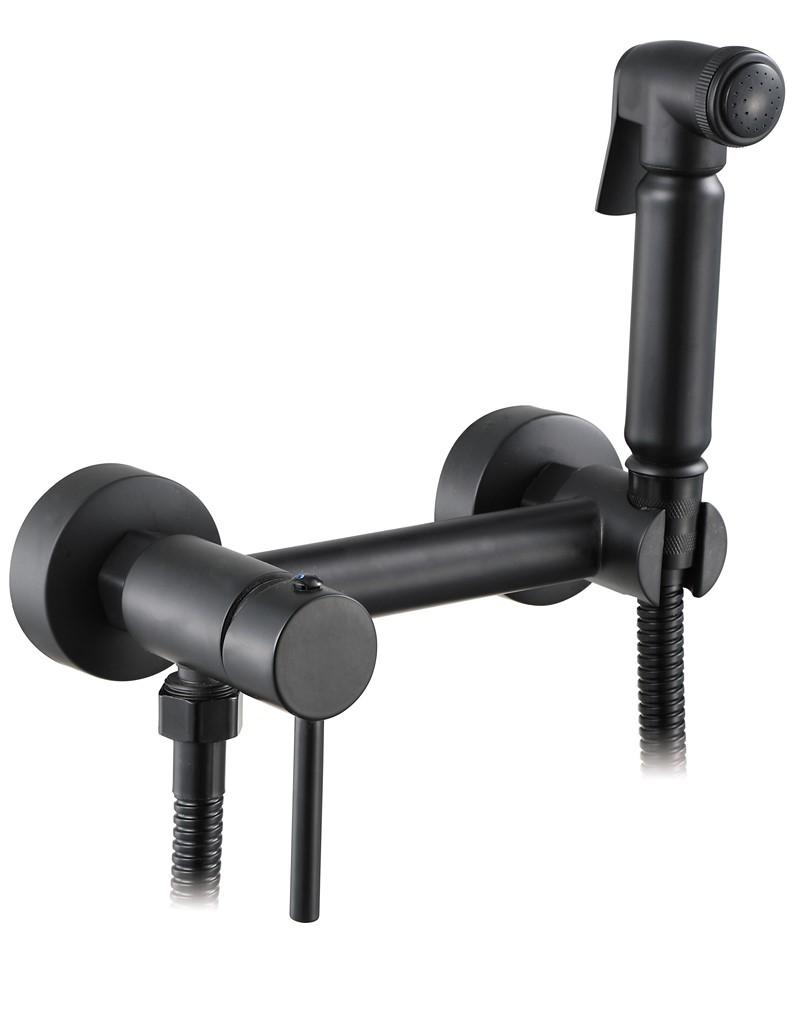 Смеситель с гигиеническим душем Viko V-4928 черный