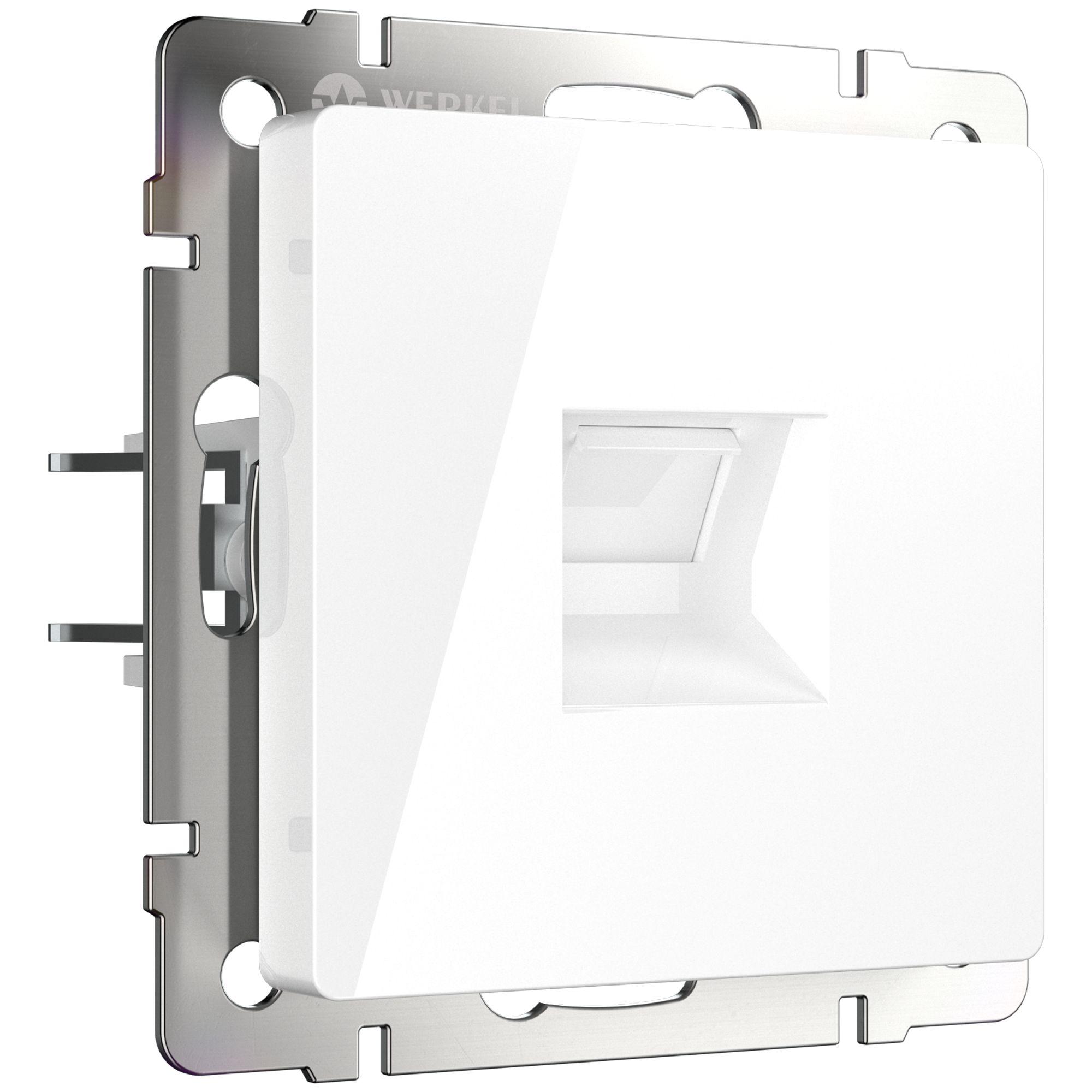 Розетка Ethernet RJ-45 белая Werkel W1181001