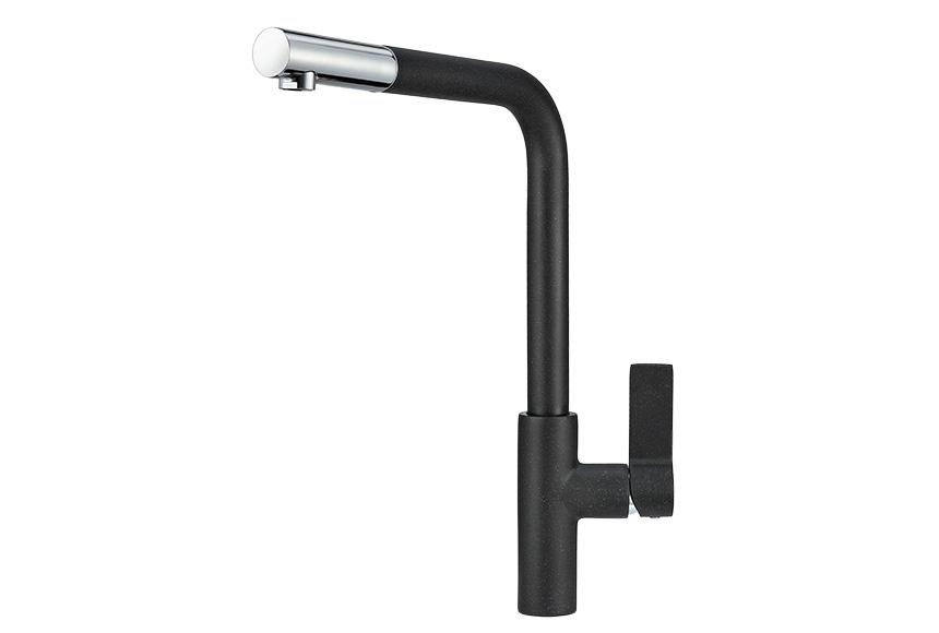 Смеситель для кухни (мойки) Granula 2501 черный