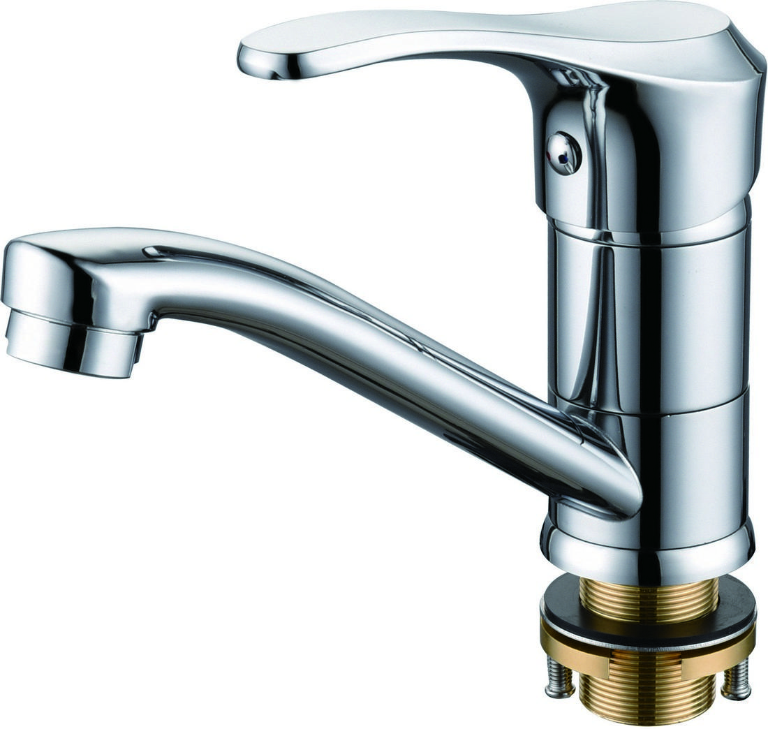 Смеситель одноручный для кухни с поворотным изливом Rush Jawa JA0735-25