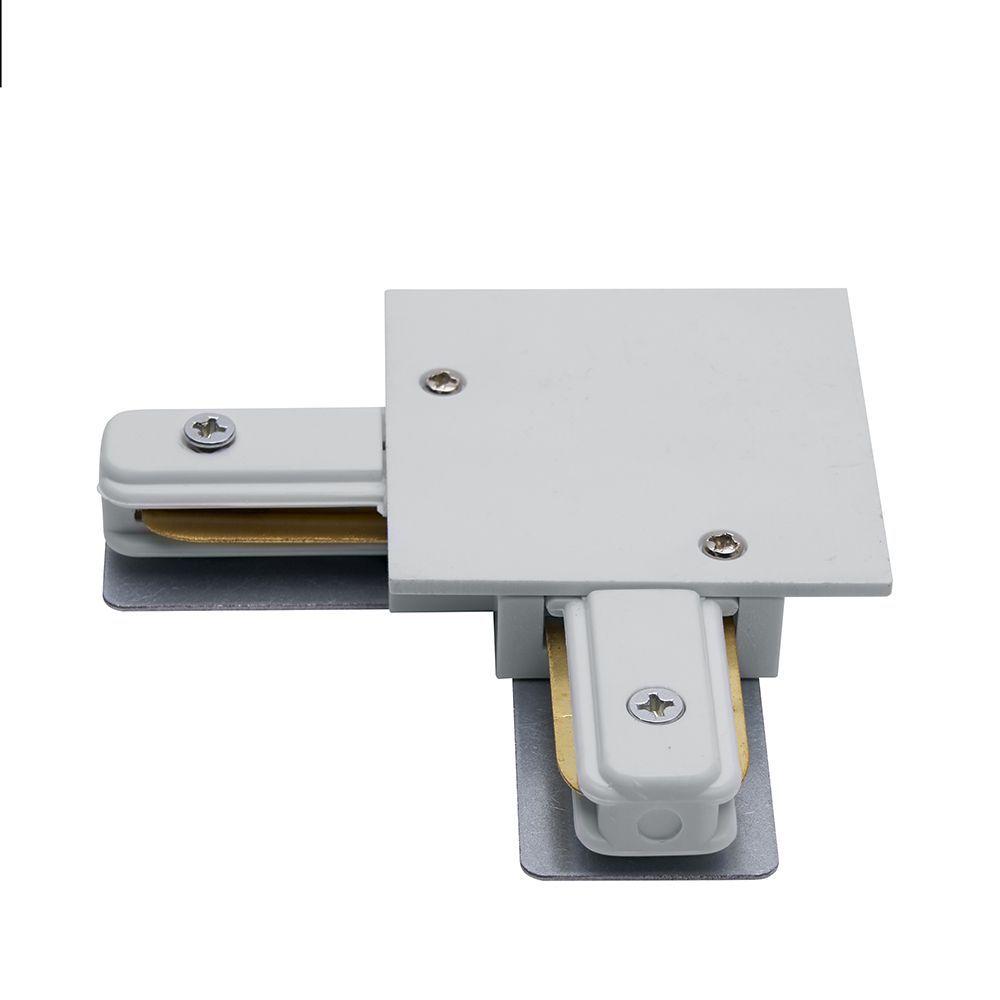 Коннектор угловой однофазный для встраиваемого шинопровода, белый Feron LD1005 10359