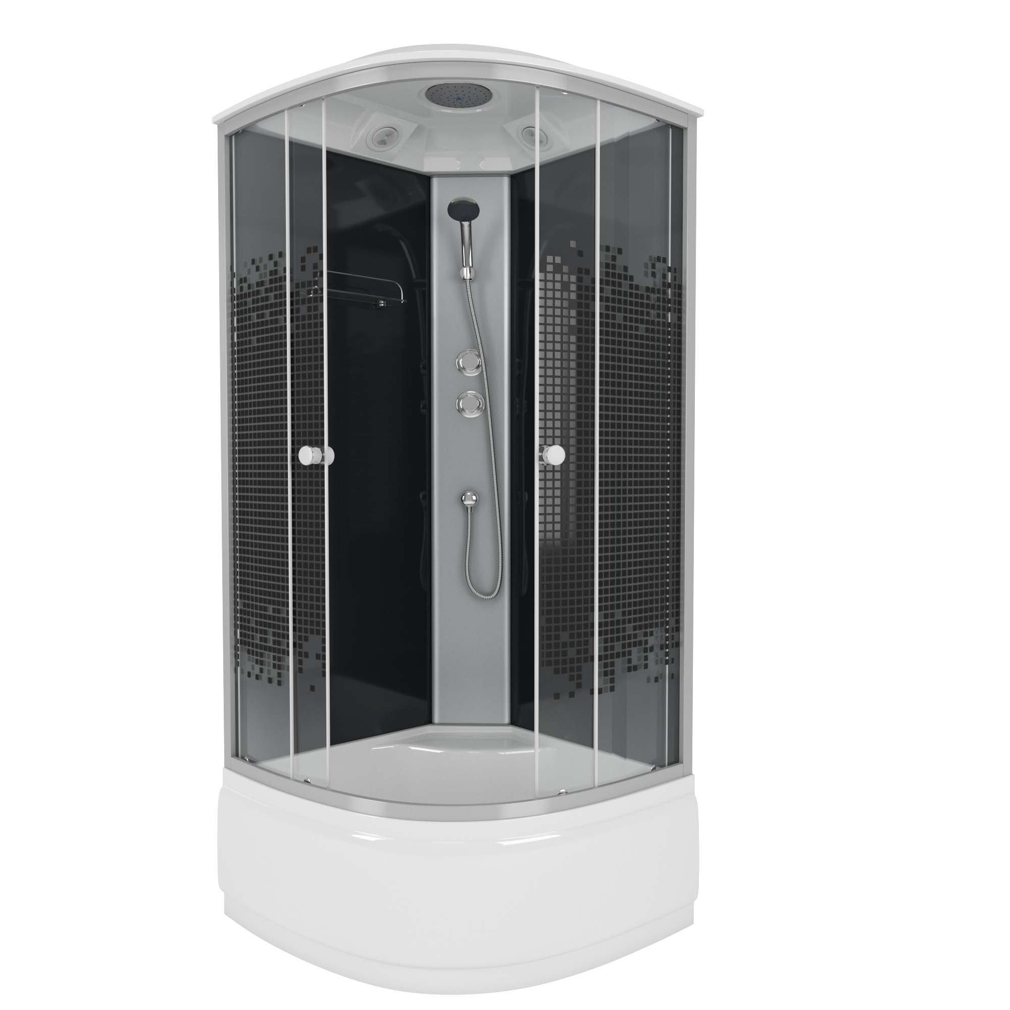 Душевая кабина Niagara Eco 7507 80х80 высокий поддон (4 места)