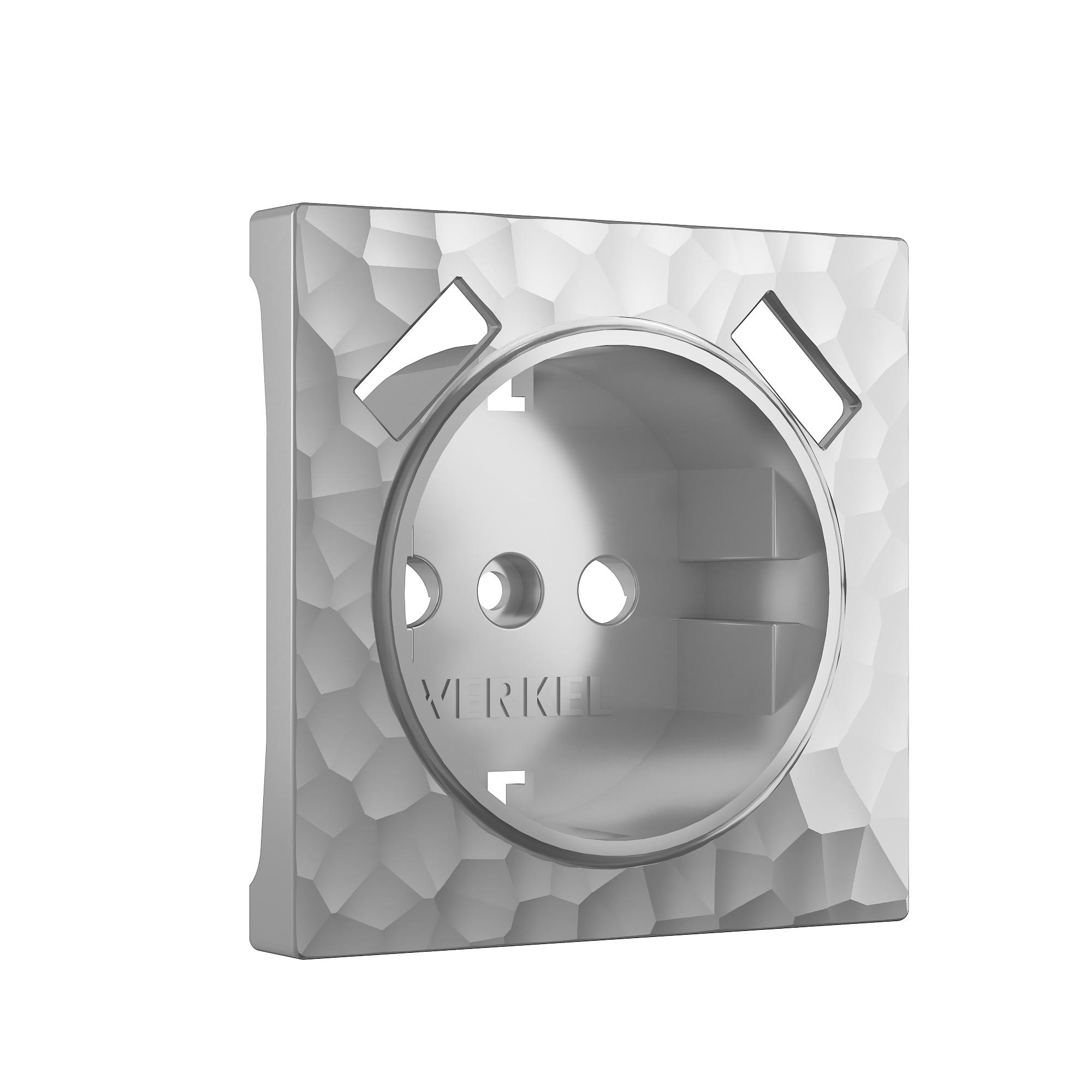 Накладка для розетки USB серебряный Werkel W1279506