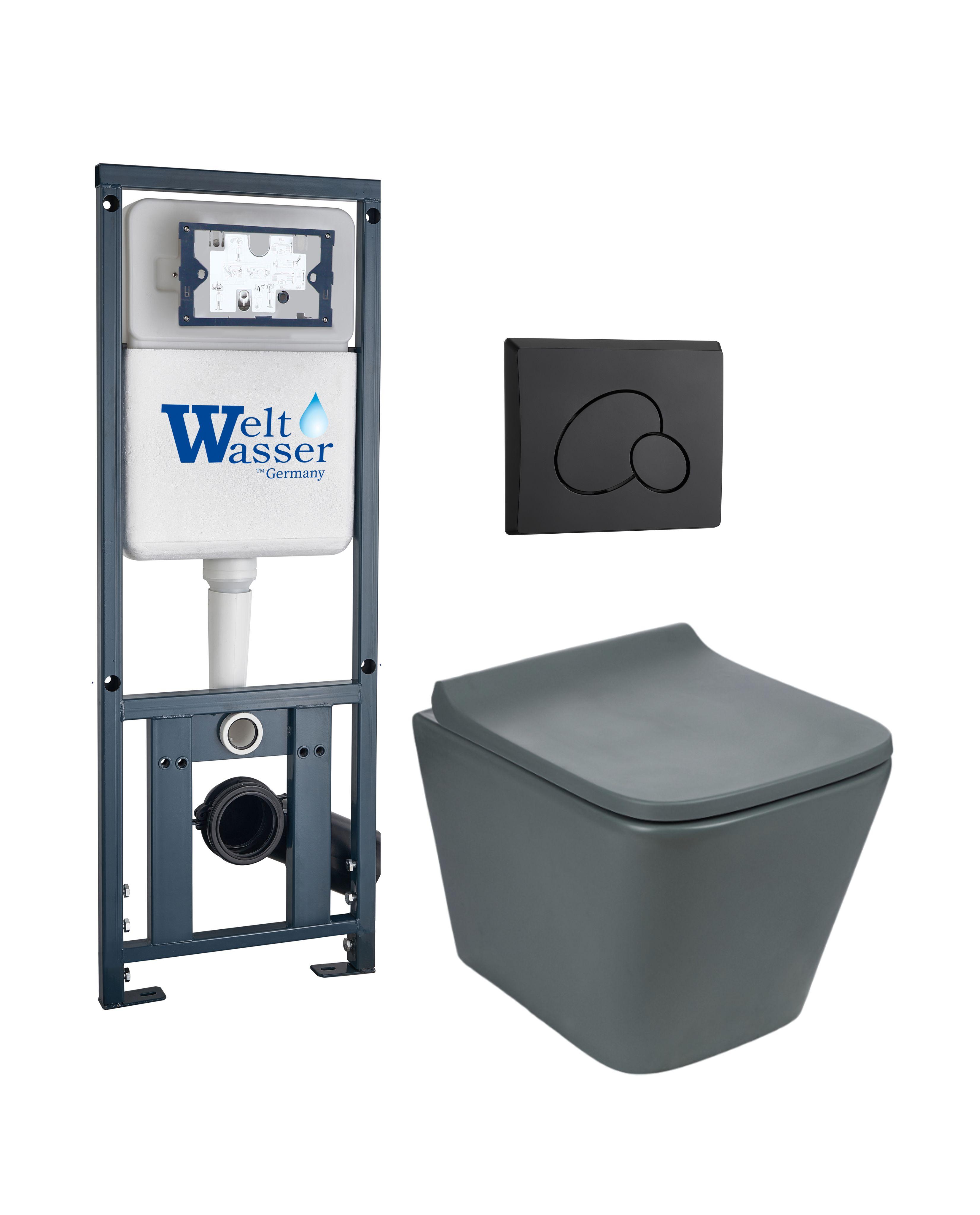 Комплект WeltWasser 10000010580 Gelbach 041 MT-GR + Marberg 410 + Marberg 410 RD MT-BL