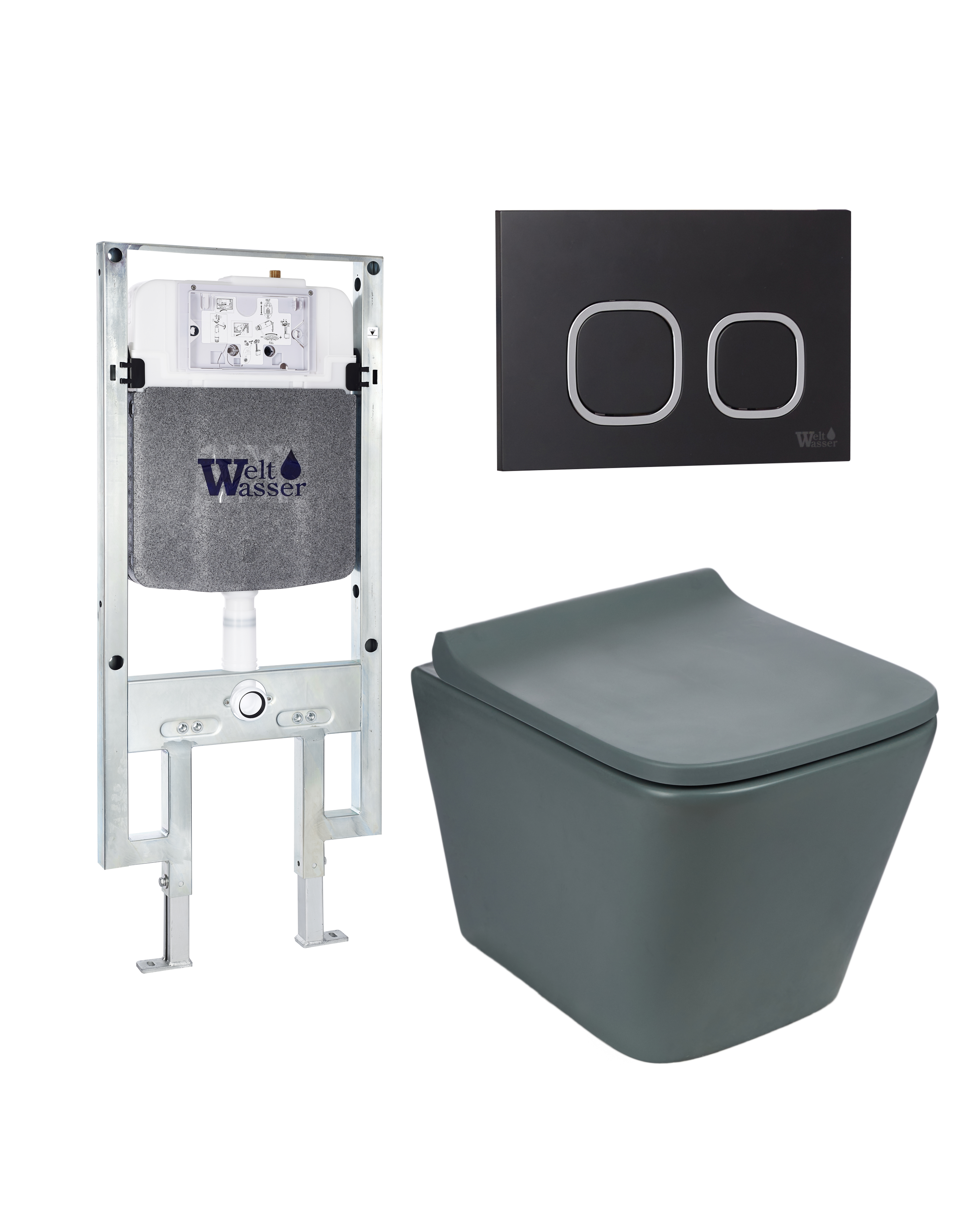 Комплект WeltWasser 10000010563 Gelbach 041 MT-GR + Amberg 497 ST + Amberg RD-BL