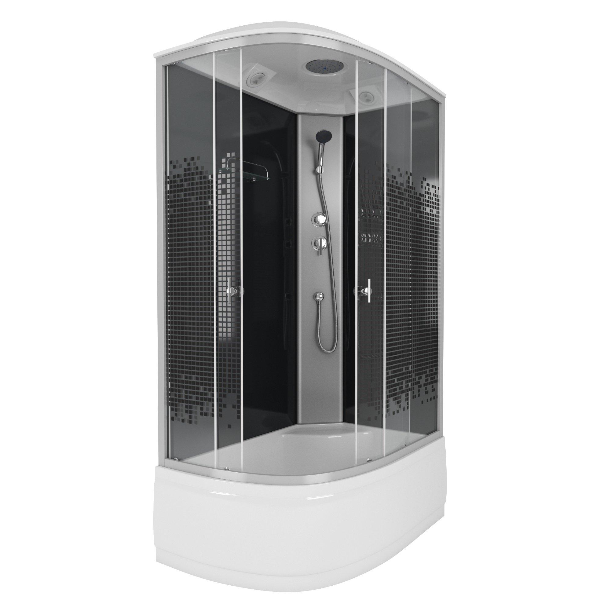 Душевая кабина Niagara Eco 7510R 120х80 высокий поддон (4 места)