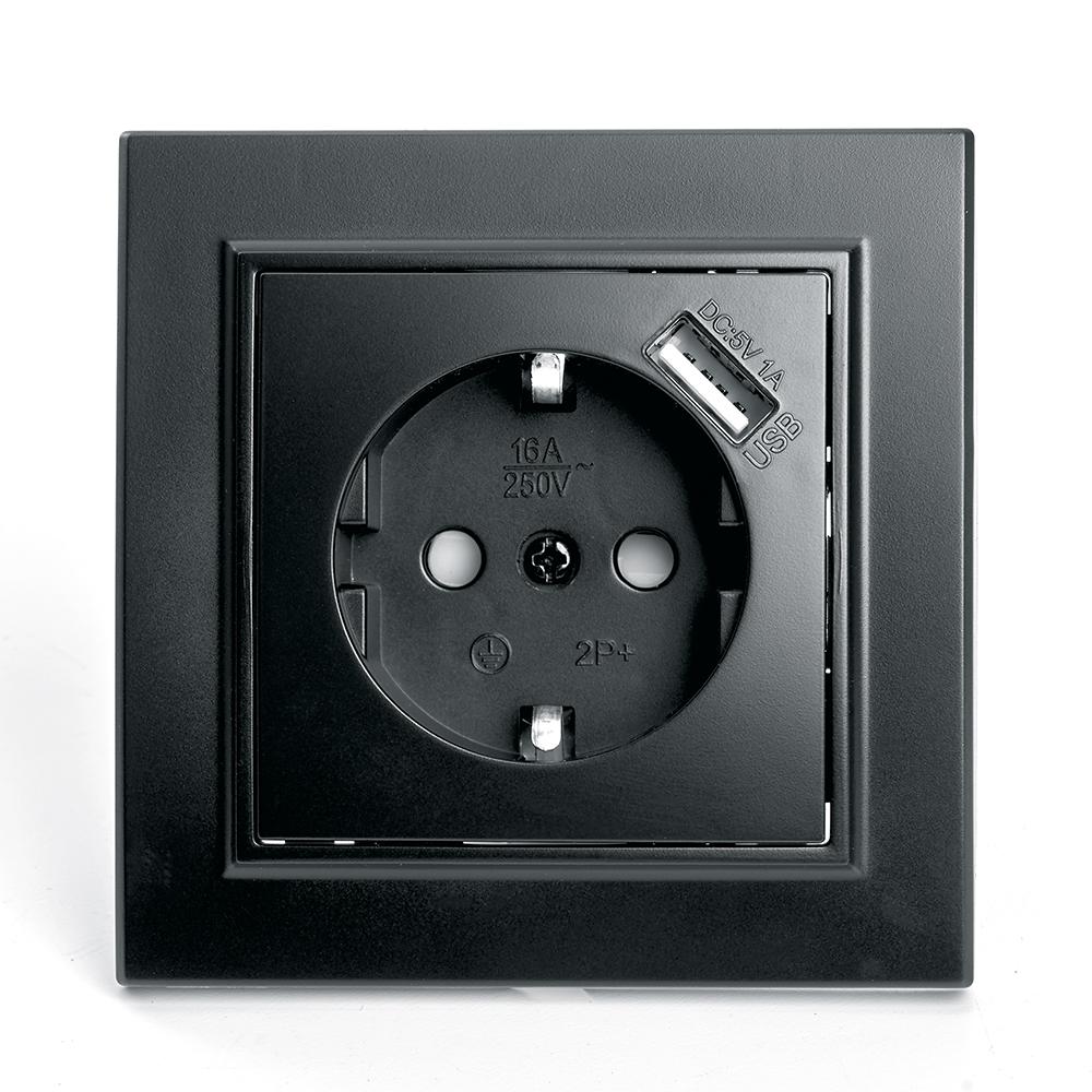 Розетка Stekker Эрна PST16-9011-03 39480