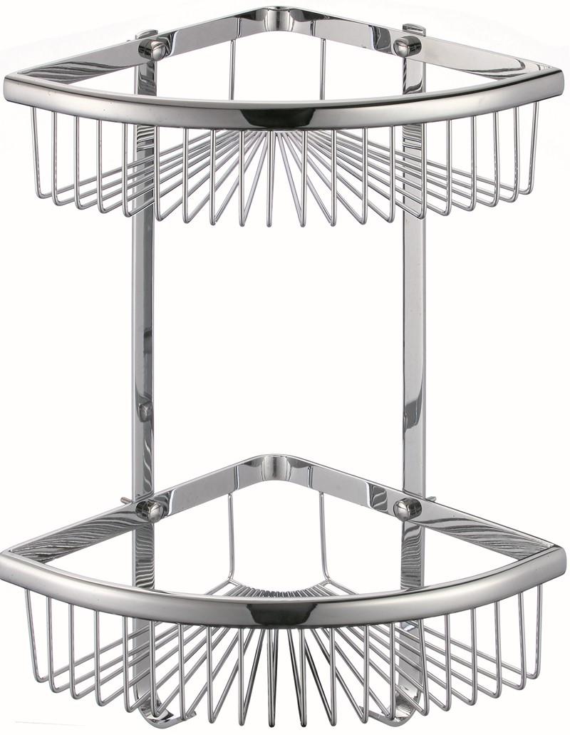 Полка настенная, угловая Viko V-772 хром