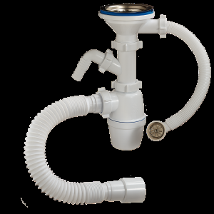 Сифон ОРИО 3 1/2 40 (А 5011) для керамогранитной мойки с отводом