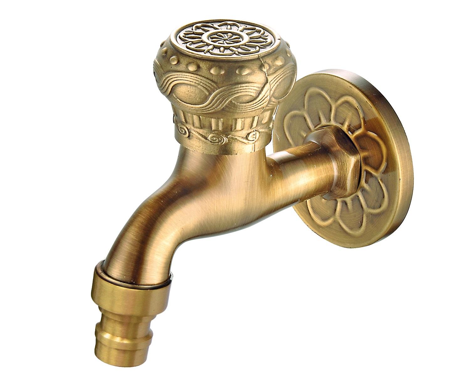 Сливной кран Bronze de Luxe насадка "под шланг" 21982/2