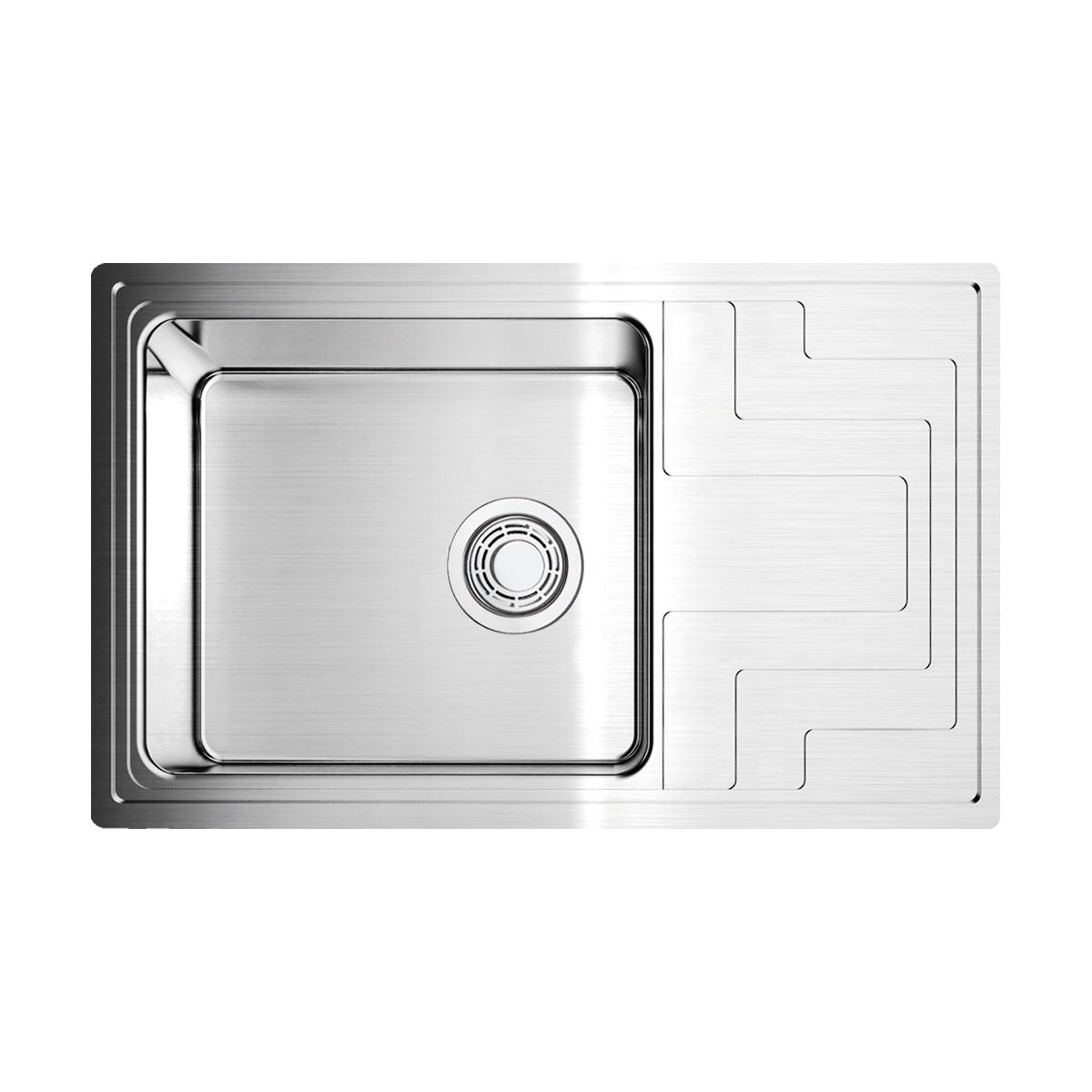Врезная кухонная мойка Omoikiri Mizu 78-LB-IN нержавеющая сталь 4973729