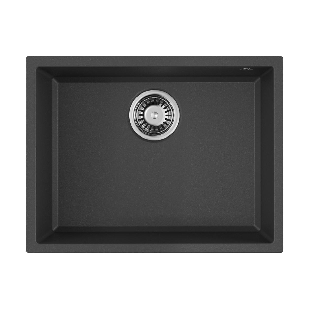 Врезная кухонная мойка Omoikiri Tedori 54-U-BL черный 4993988