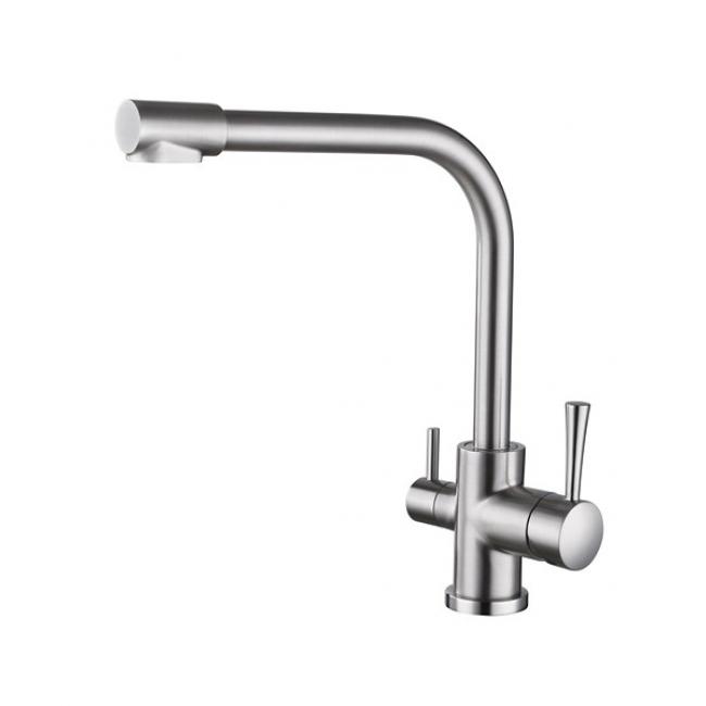 Смеситель для кухни (мойки) под фильтр Kaiser Merkur 26044-5 серебряный