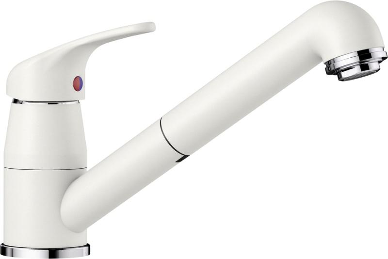 Смеситель для кухни (мойки) Blanco Daras-S Silgranit белый