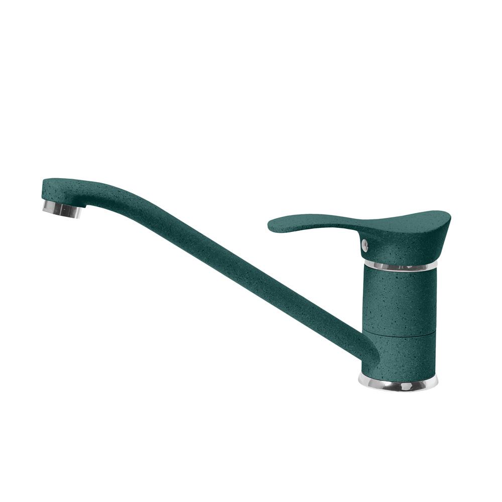 Смеситель для кухни AquaGranitEx C-1040 (305) зеленый