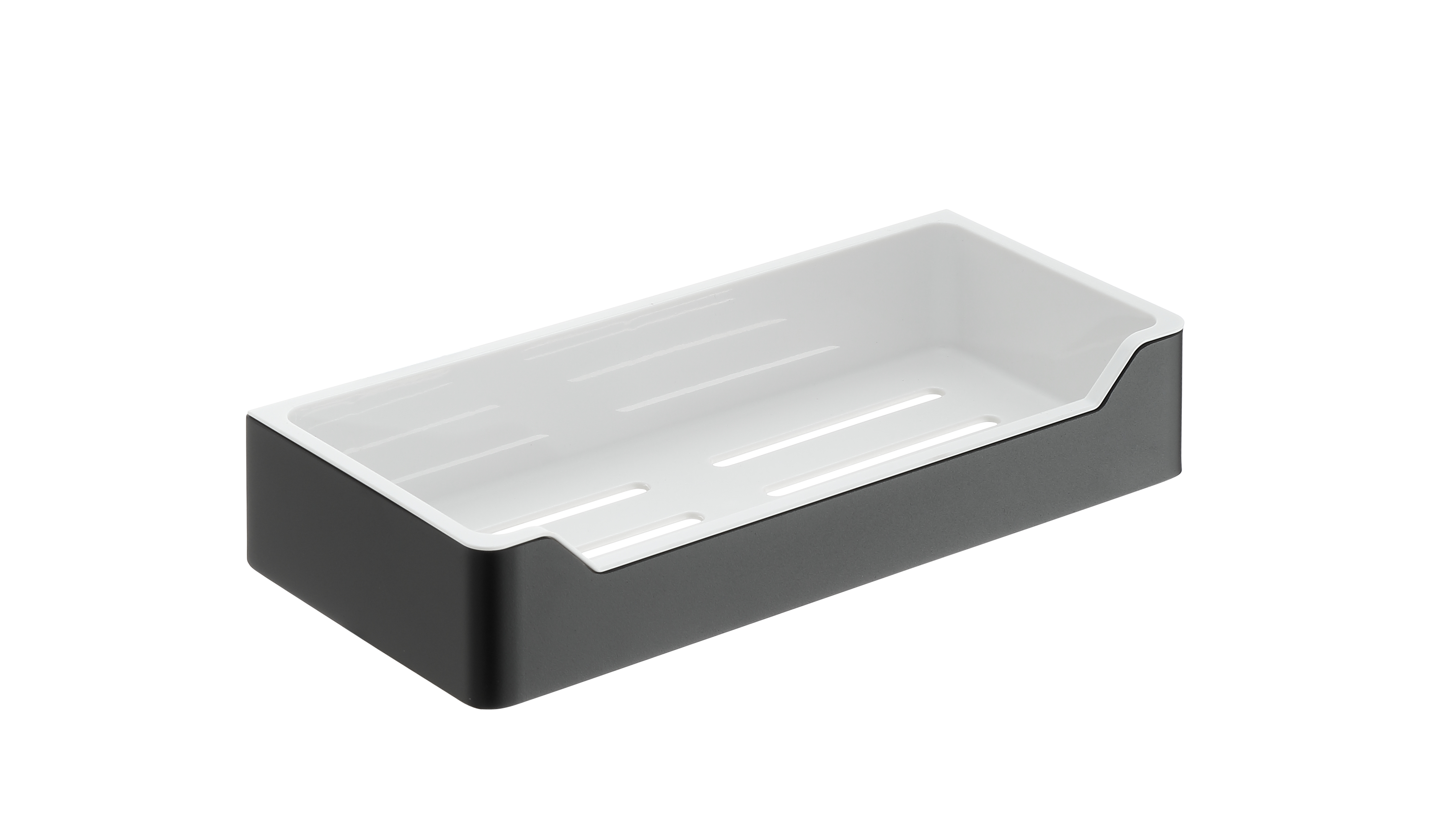 Полка прямоугольная, черная Rush EDGE ED77164B black