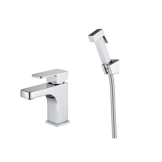 Смеситель для раковины Kaiser с гигиеническим душем Sonat 34088