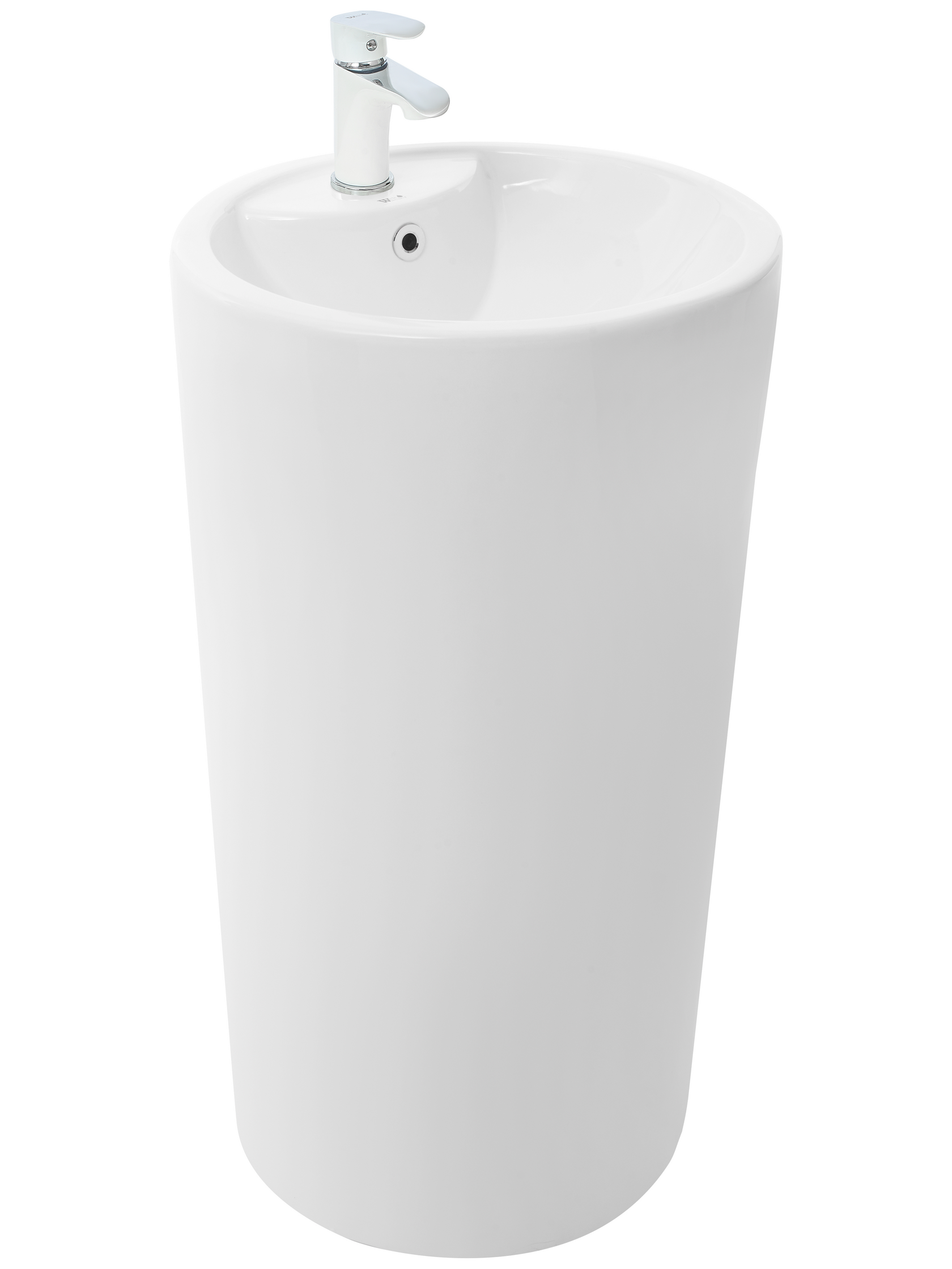 Раковина напольная WeltWasser 46/46/83 WW Leerbach 4646 GL-WT 10000005491 белая