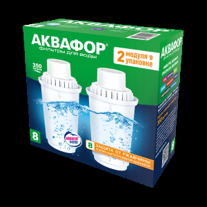 Модуль сменный фильтрующий Аквафор В100-8 (комплект) (2 шт.)