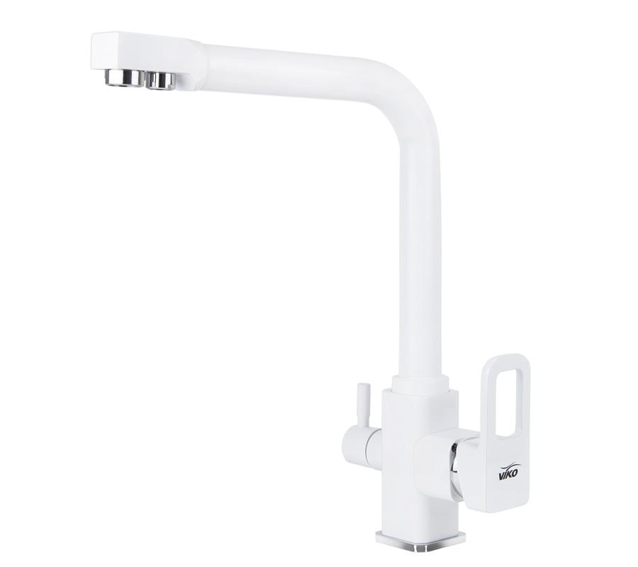 Смеситель для кухни Viko V-5704 белый