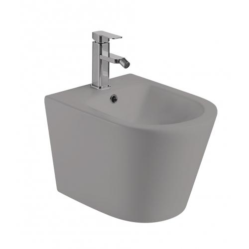 Биде подвесное WeltWasser 34.5x36x51.5 WW SALZBACH 005 MT-GR 10000003772 серый матовый