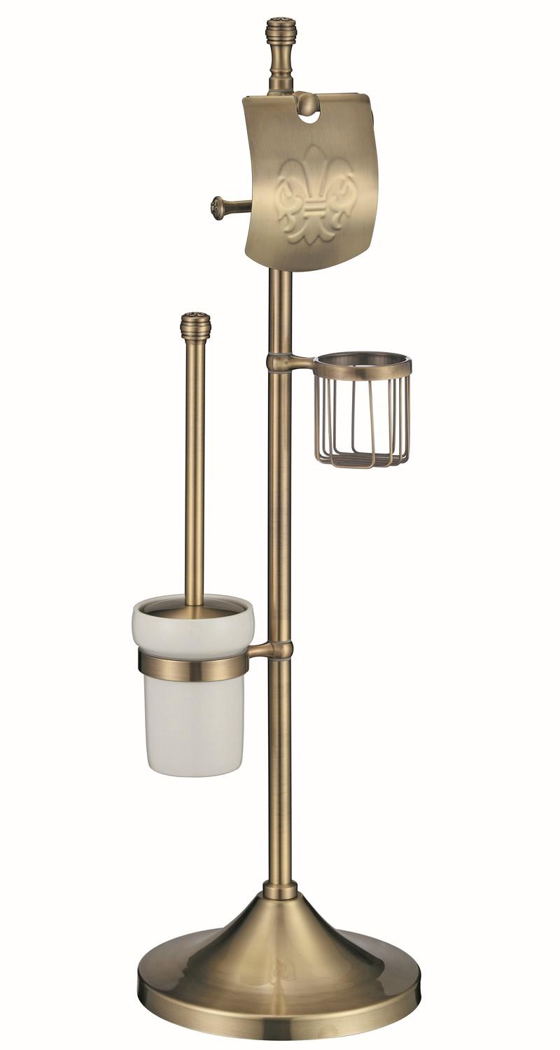 Напольный держатель для туалетной комнаты Viko V-365 бронза