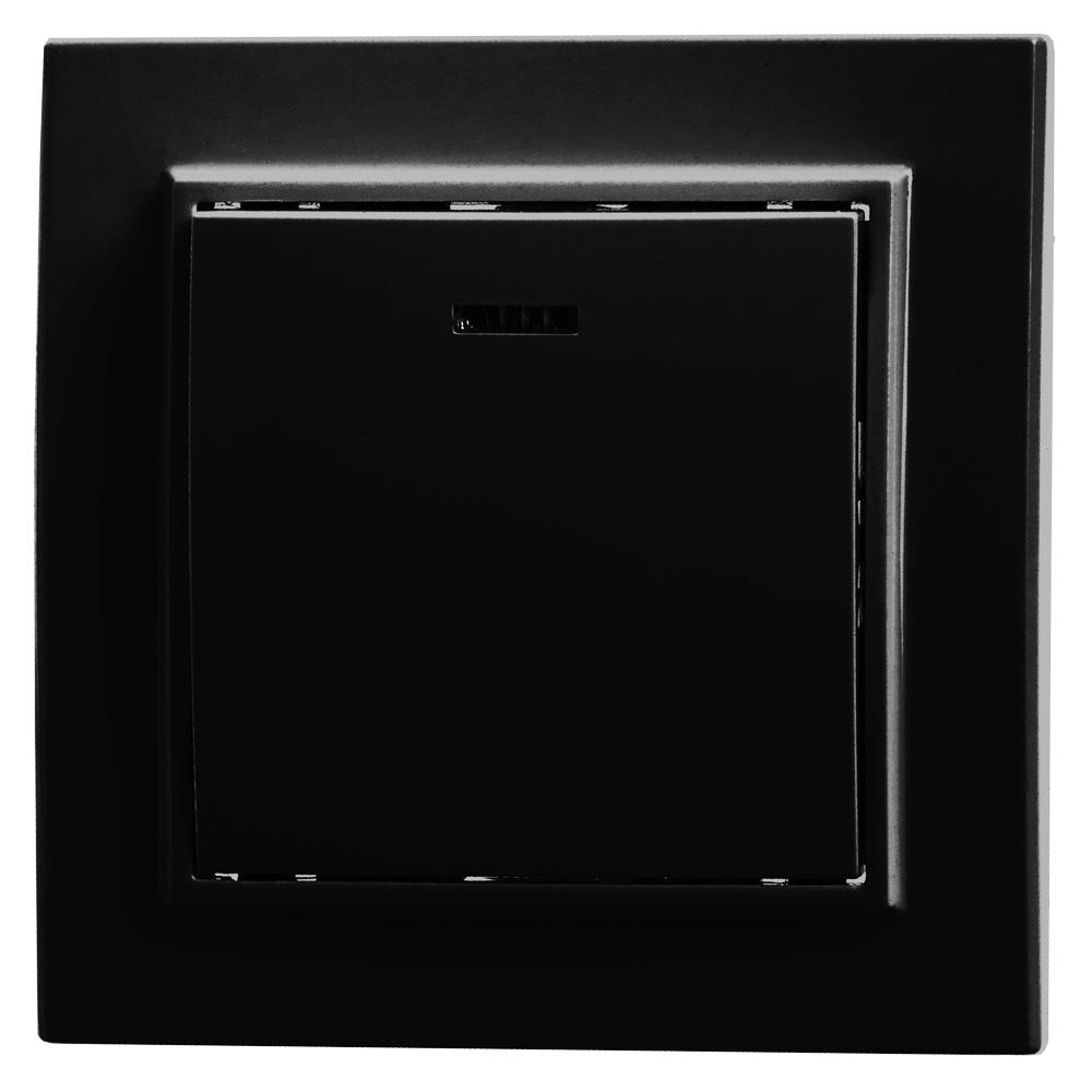 Выключатель одноклавишный Stekker Эрна PSW10-9001-03 39470