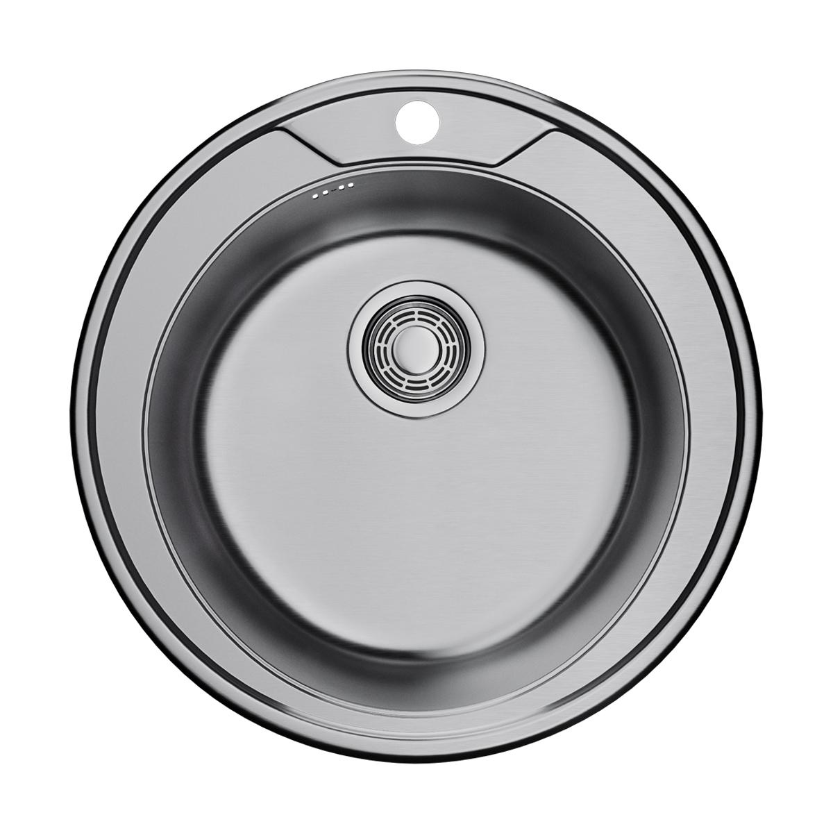 Врезная кухонная мойка Omoikiri Asida 51-IN нержавеющая сталь 4993785