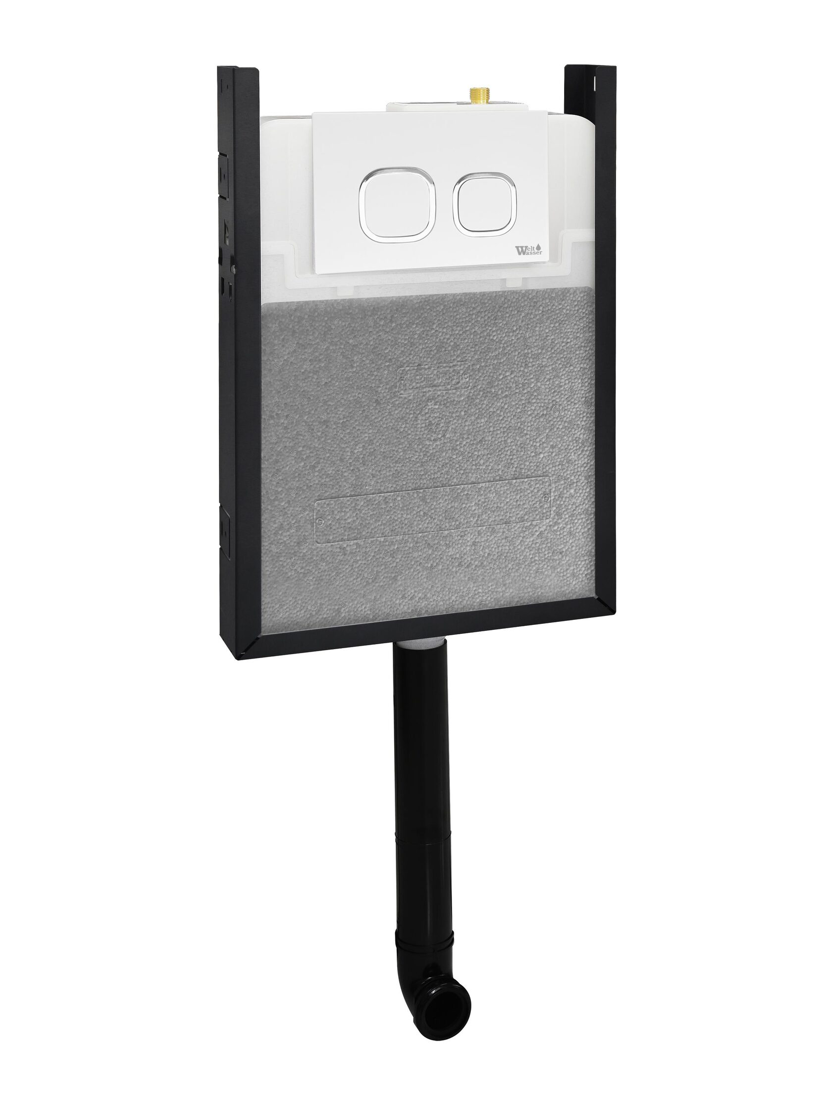 Инсталляция для напольного унитаза WeltWasser WW Amberg 404 WT 10000009857 белая кнопка